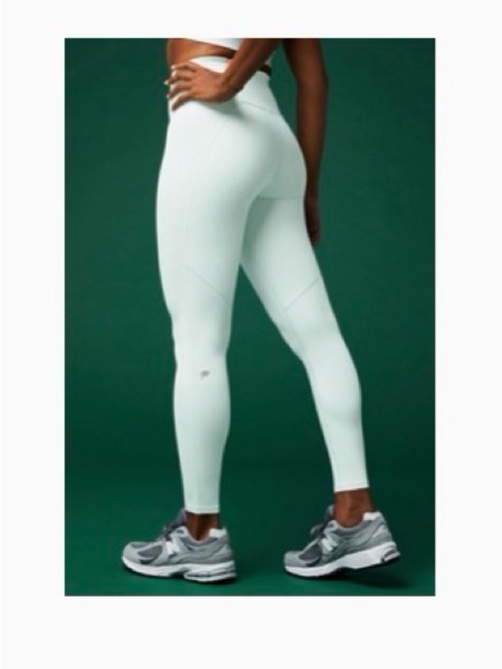 Fabletics M High-Waisted Leggings in Faded Mint
